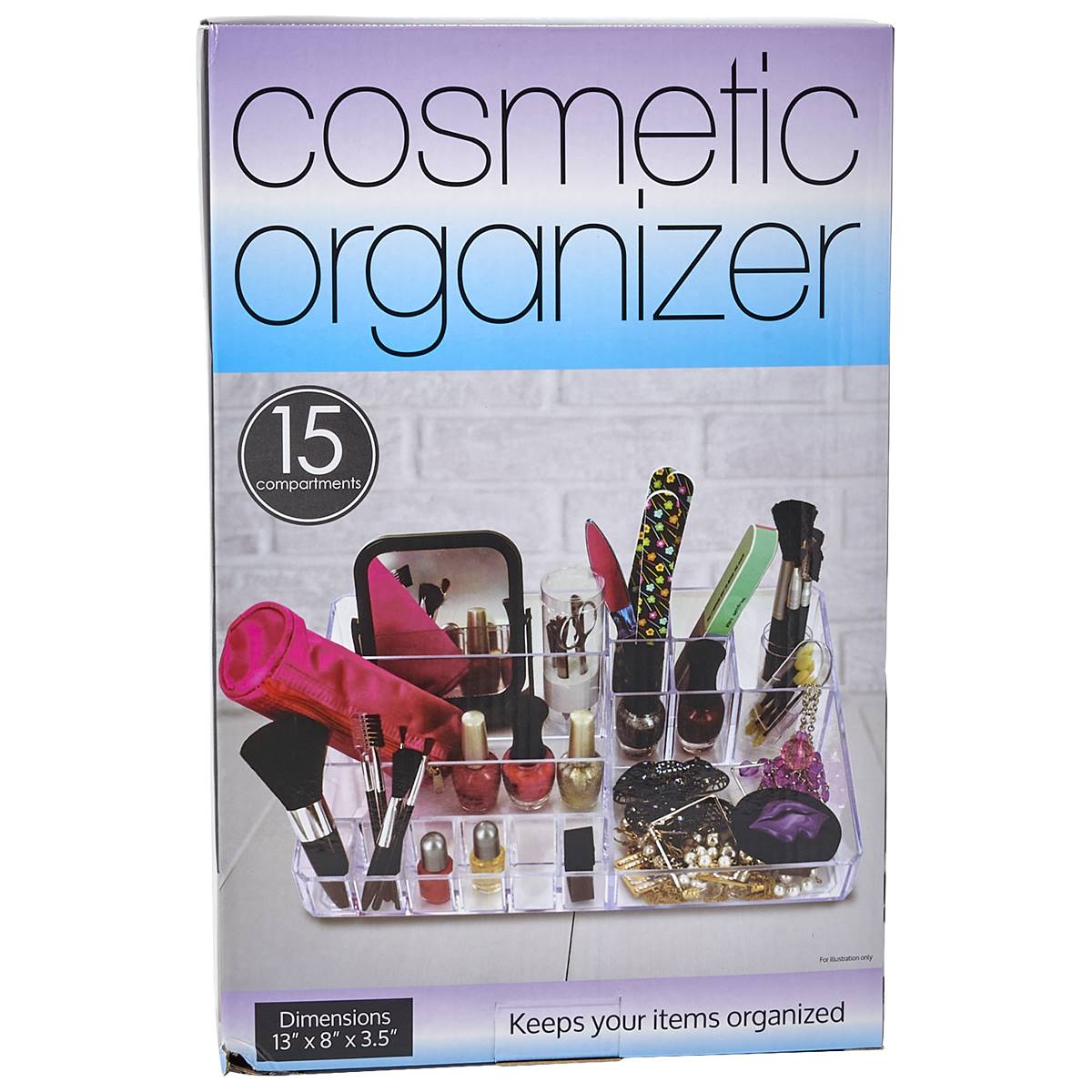 15 Compartment Cosmetic Organizer