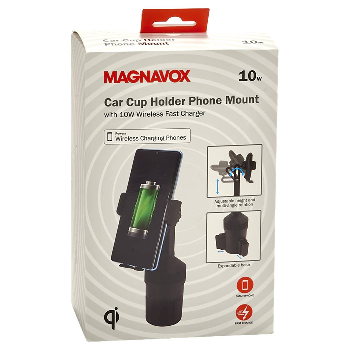 Magnavox Car Cup Holder Phone Mount