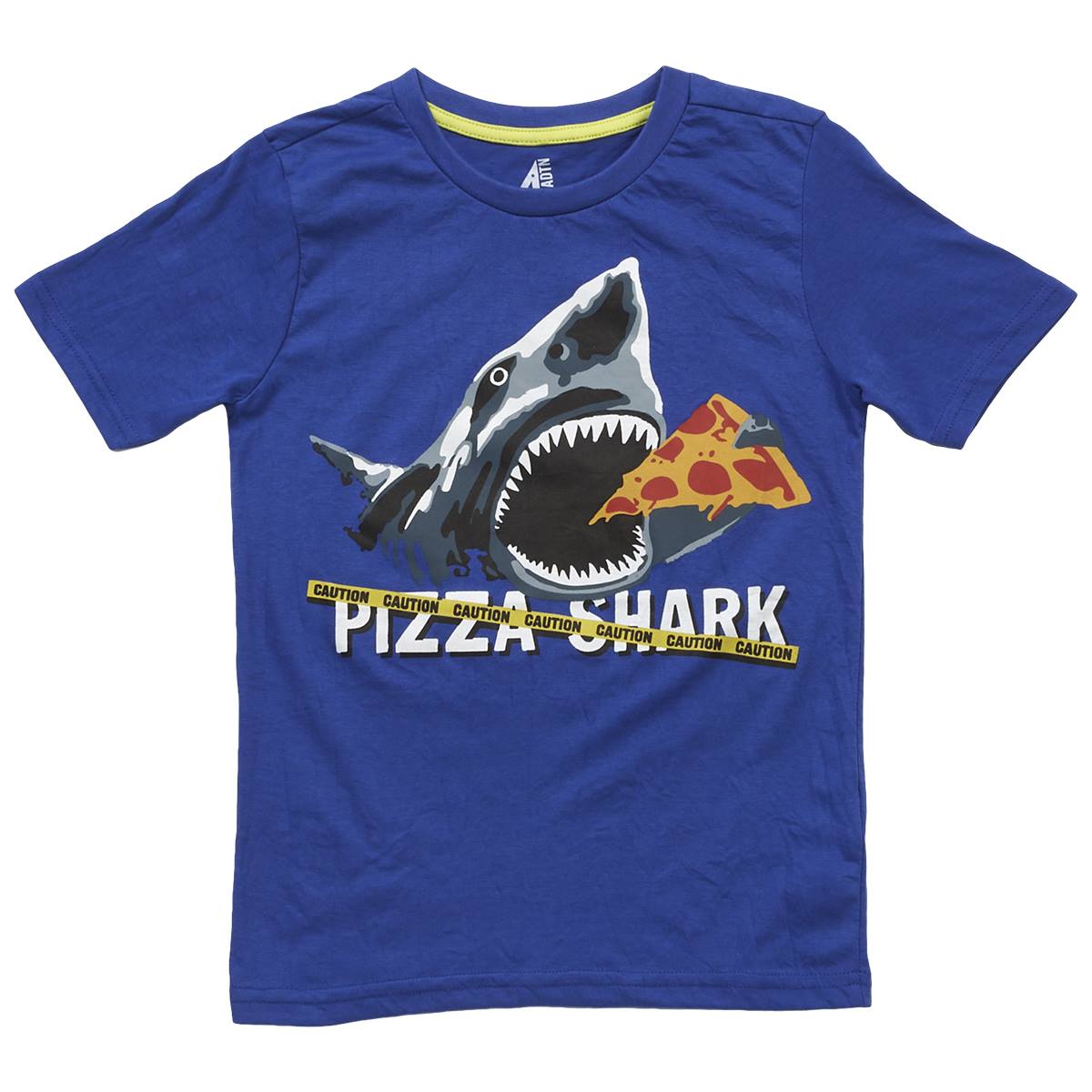 Boys (8-18) ADTN Pizza Shark Short Sleeve Tee