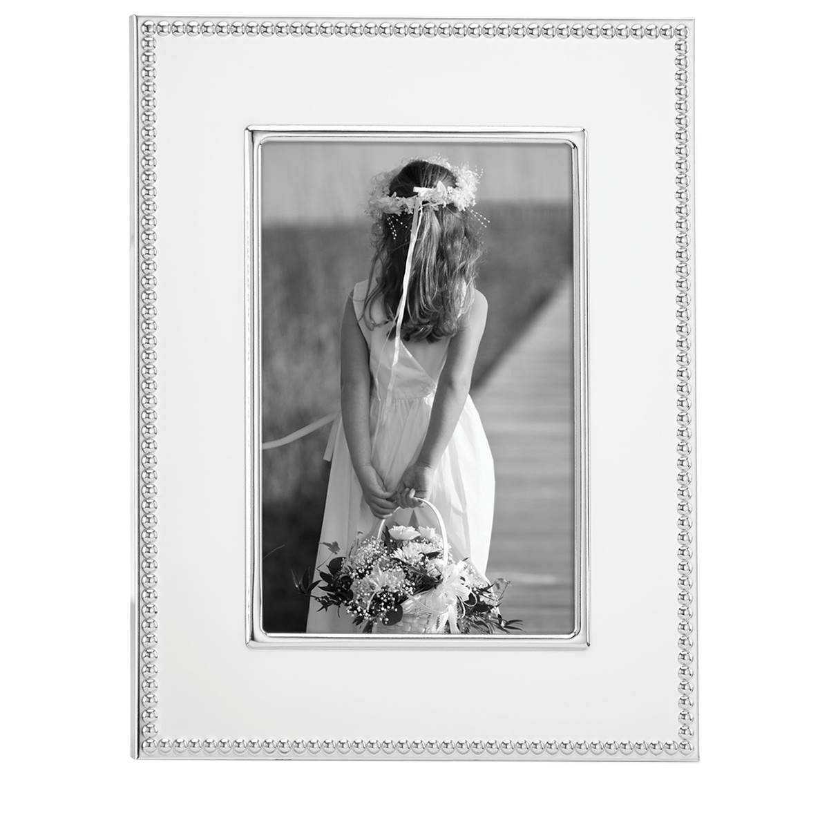 Reed & Barton(R) Lyndon(tm) Beaded Picture Frame