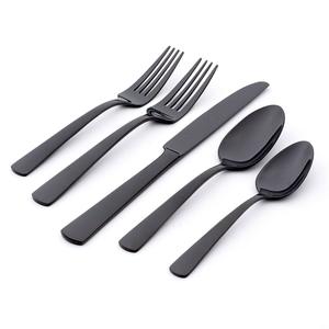 Oneida Aptitude Glossy Midnight 20pc Flatware Set alternate view