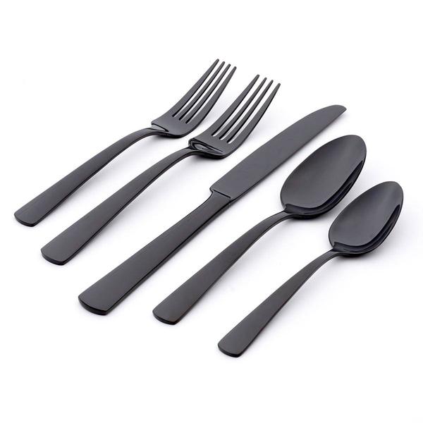 Oneida Aptitude Glossy Midnight 20pc Flatware Set alternate view