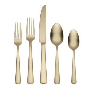 Oneida Aptitude Champagne Satin 20pc. Flatware Set