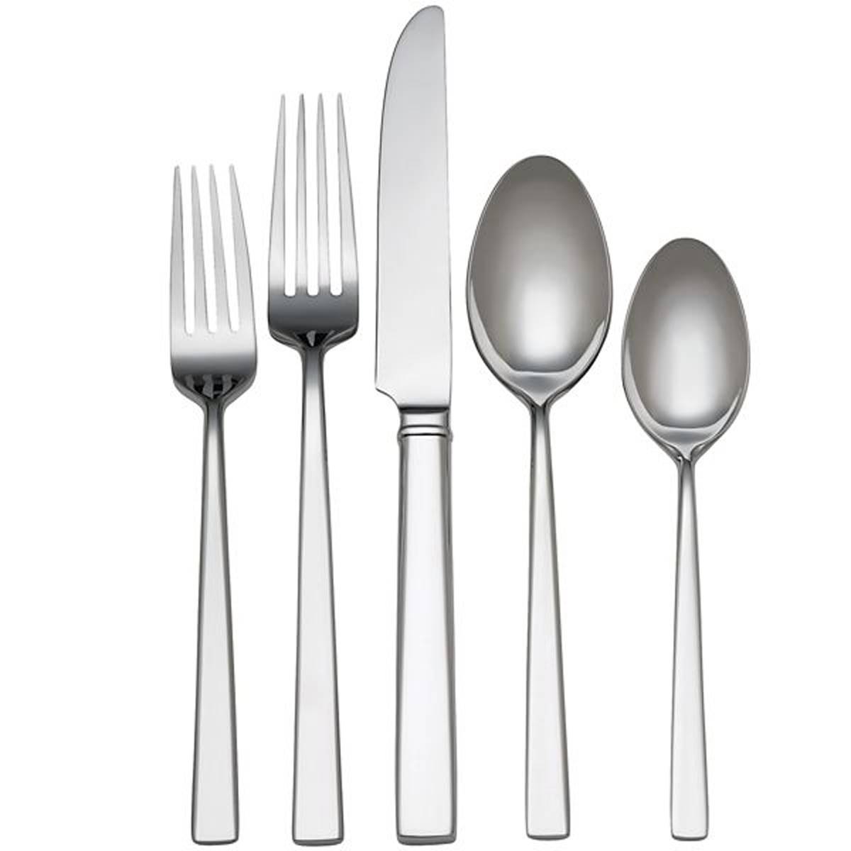 Reed & Barton(R) Cole(tm) 65pc. Flatware Set With Tapered Handles