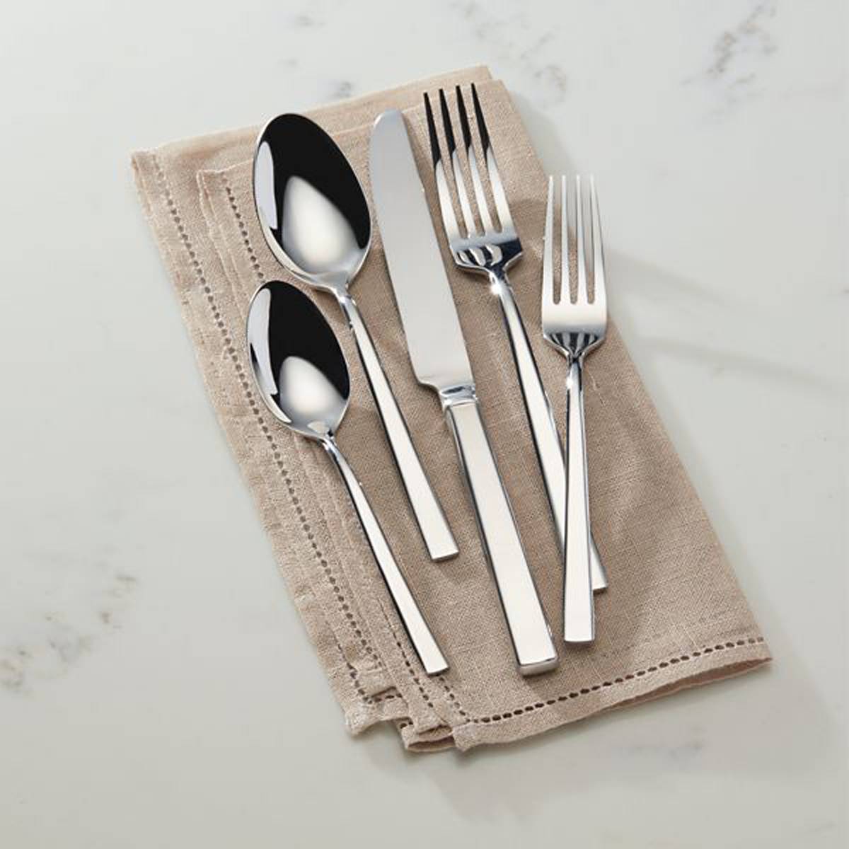 Reed & Barton(R) Cole(tm) 65pc. Flatware Set With Tapered Handles