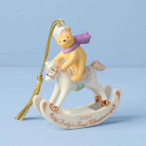 Lenox(R) 2026 Winnie The Pooh Baby's 1st Christmas Ornament