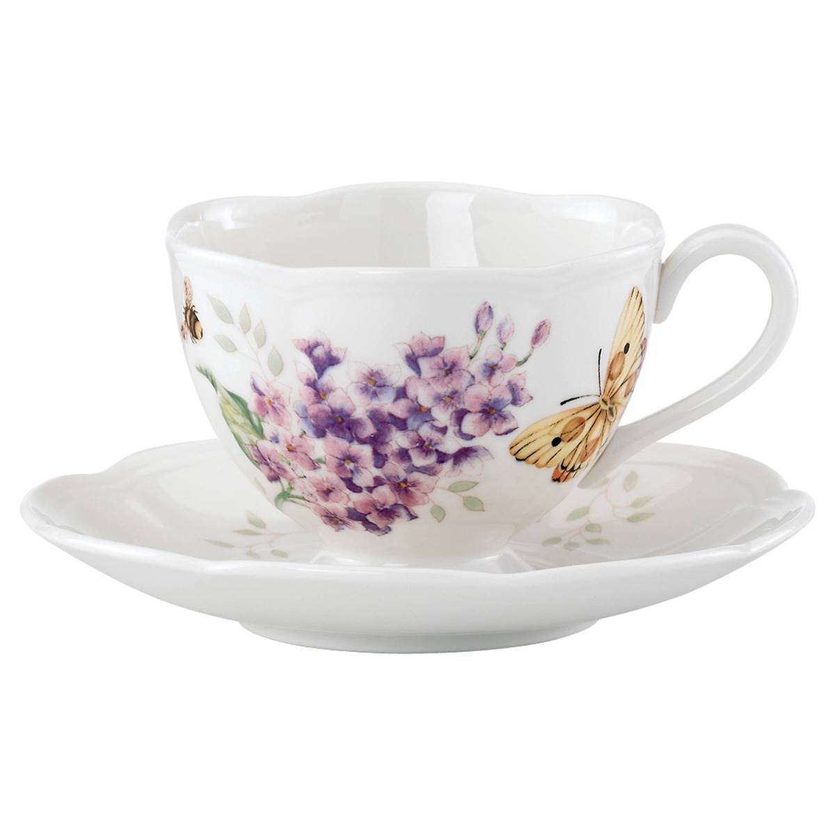 Lenox(R) Butterfly Meadow(tm) Orange Sulphur Cup And Saucer