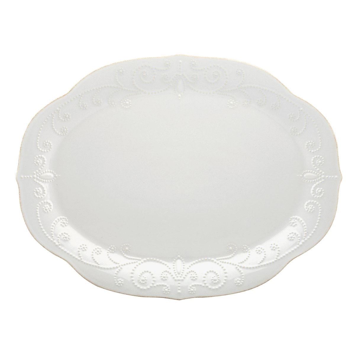 Lenox(R) French Perle White(tm) 16in. Oval Platter