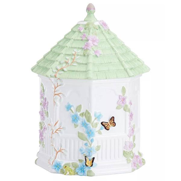 Lenox(R) Butterfly Meadow Figural(R) Gazebo Cookie Jar