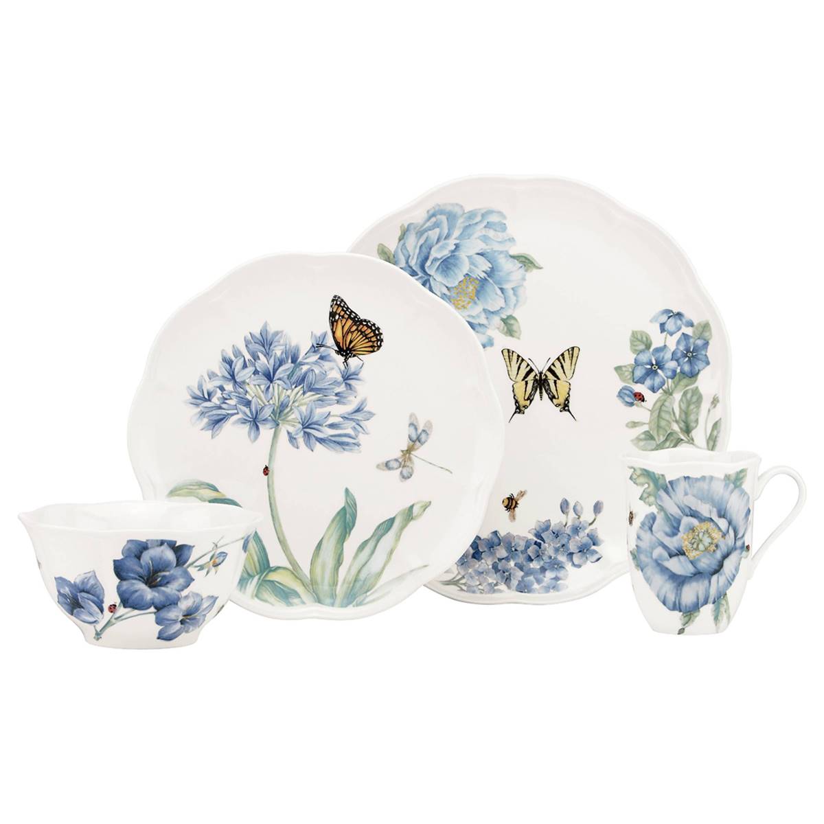 Lenox(R) Butterfly Meadow(R) Blue 4pc. Dinnerware Set