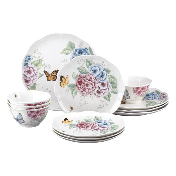 Lenox(R) Butterfly Meadow(R) Hydrangea 12pc. Dinnerware Set