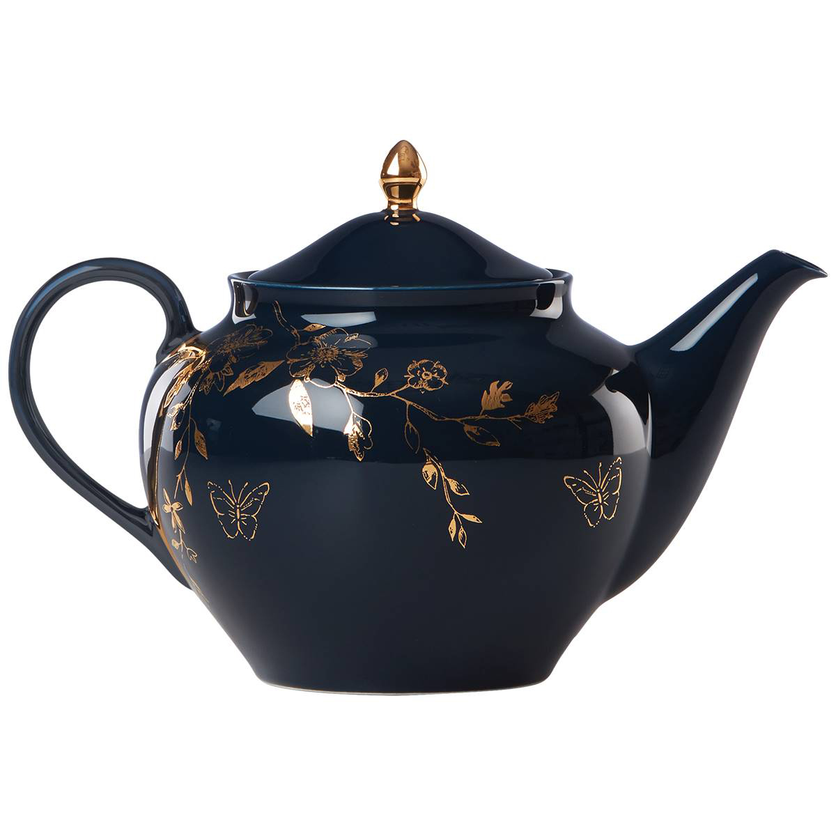 Lenox(R) Sprig & Vine(tm) Navy Floral Teapot