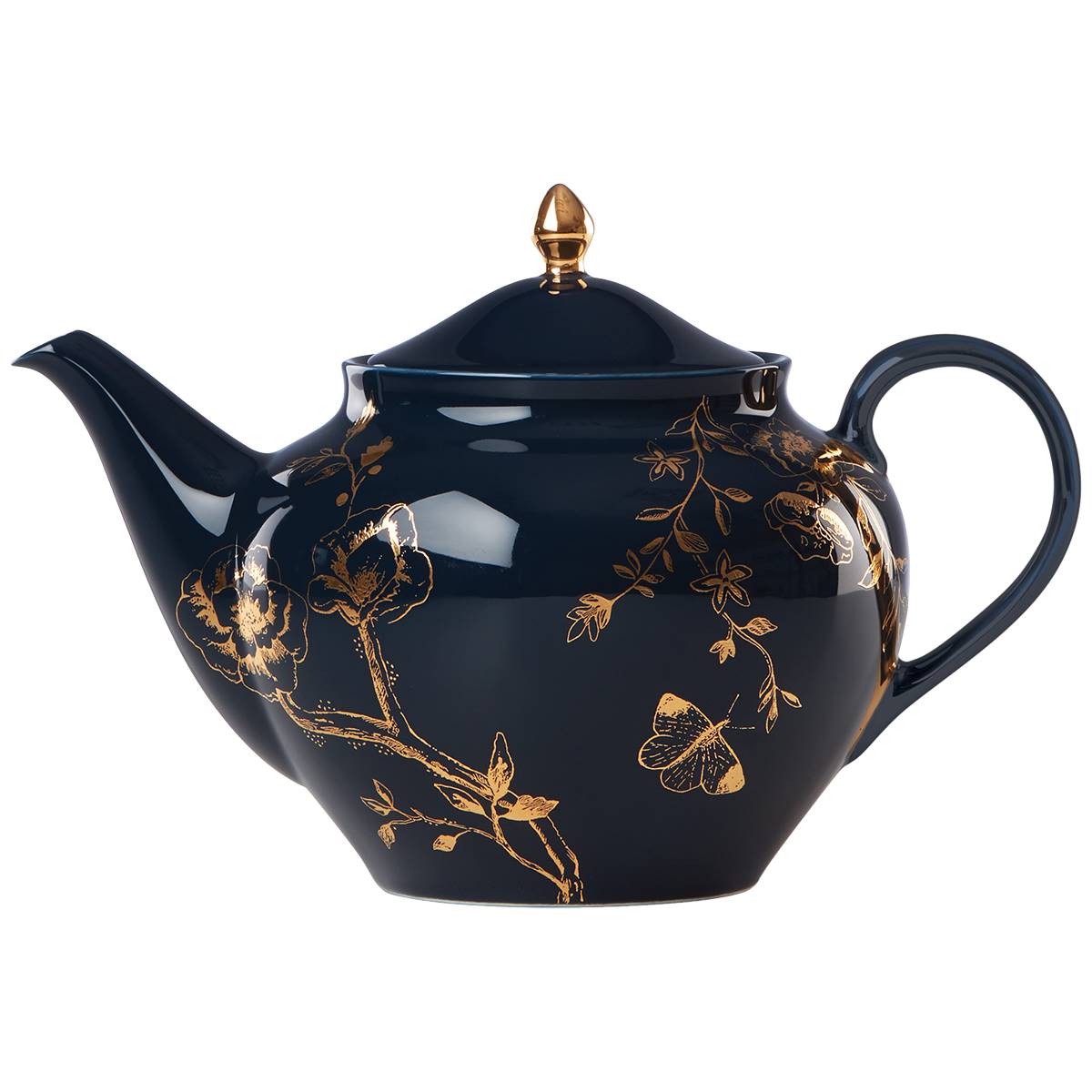 Lenox(R) Sprig & Vine(tm) Navy Floral Teapot