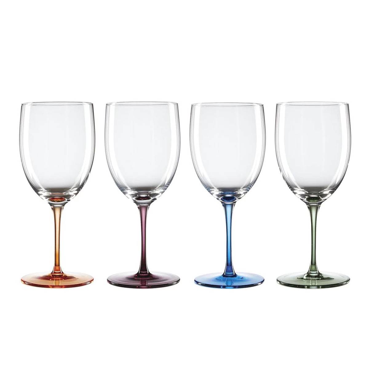 Oneida Bottoms Up Wine Glasses - Set Of 4