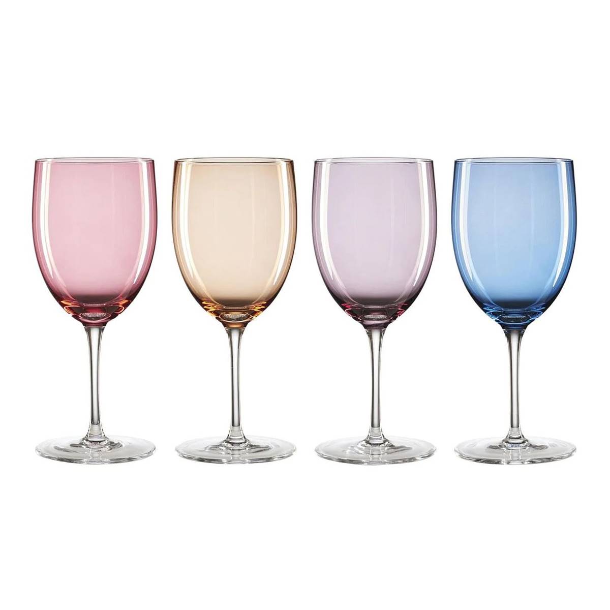 Oneida True Colors Wine Glasses Glasses - Set Of 4