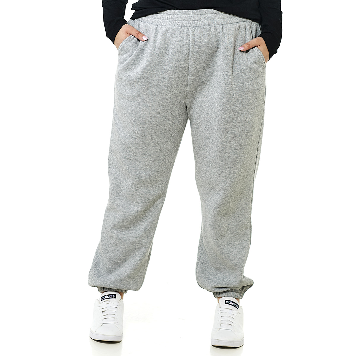 Juniors Plus Moral Society Basic Jogger Sweatpants