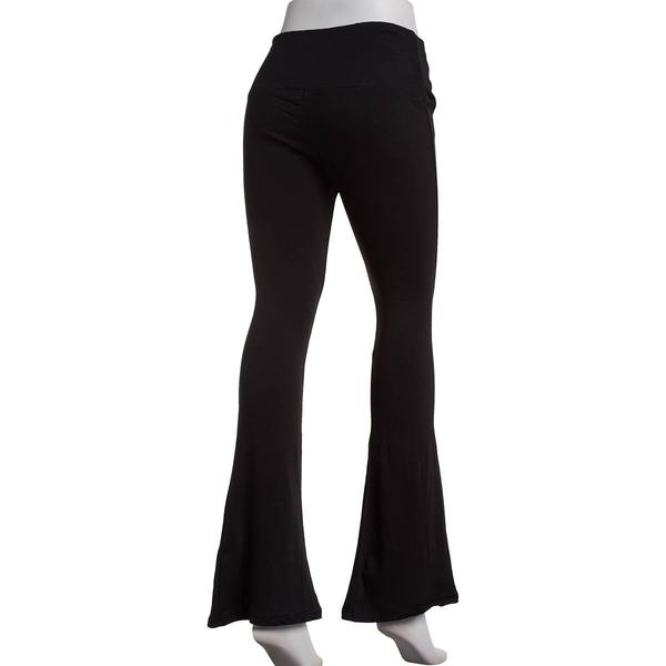 Juniors Moral Society Flare Wide Waist Band Leggings alternate view