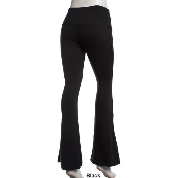 Juniors Moral Society Wide Waist Band Flare Leggings alternate view