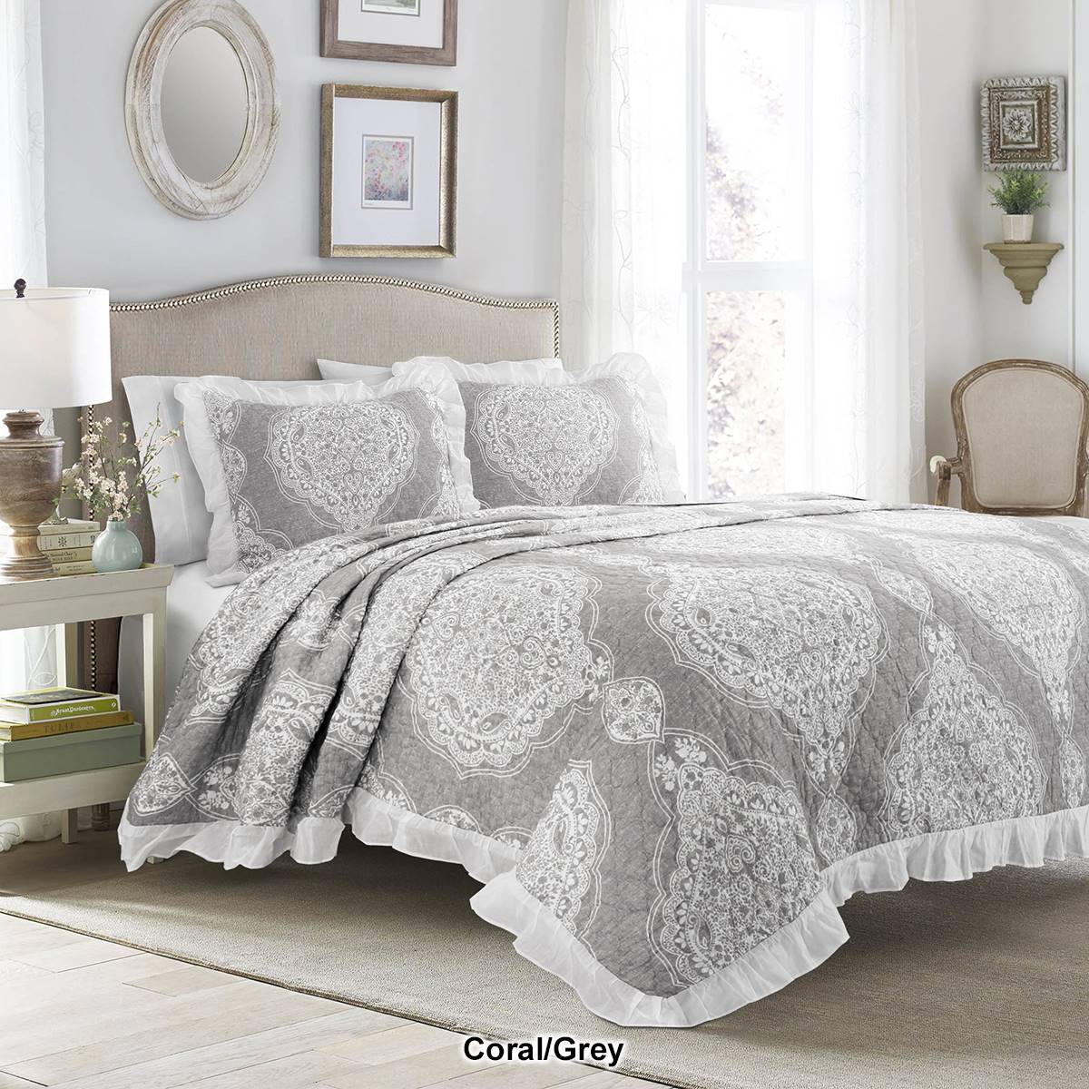 Lush Decor(R) Lucianna Ruffle Edge Cotton Bedspread Set