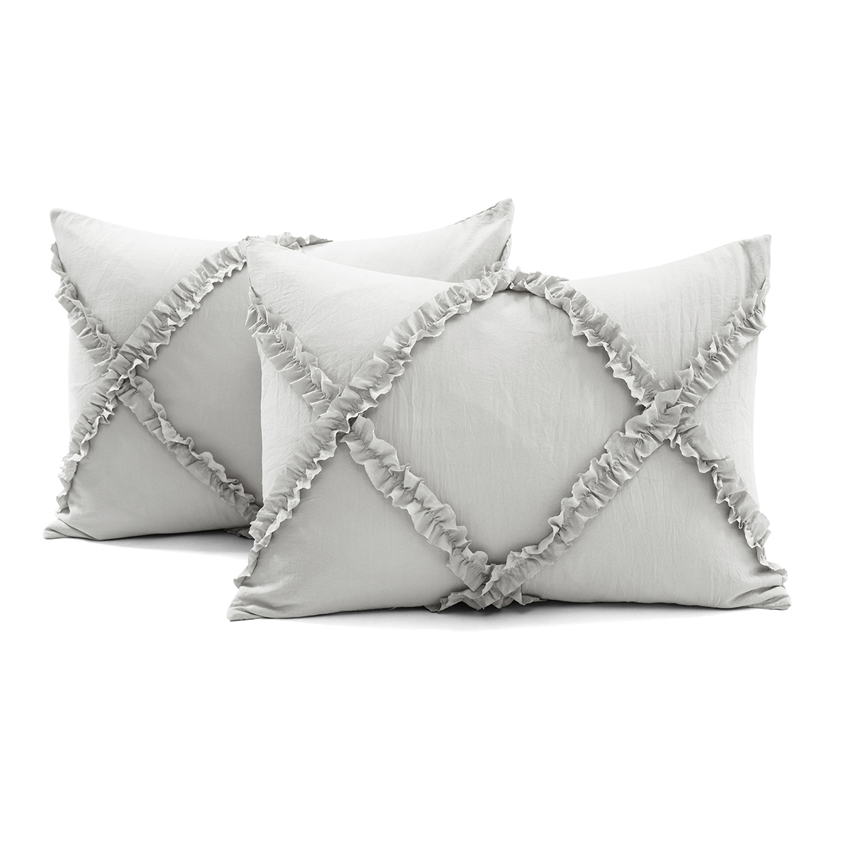 Lush Decor(R) Ruffle Diamond Comforter Set