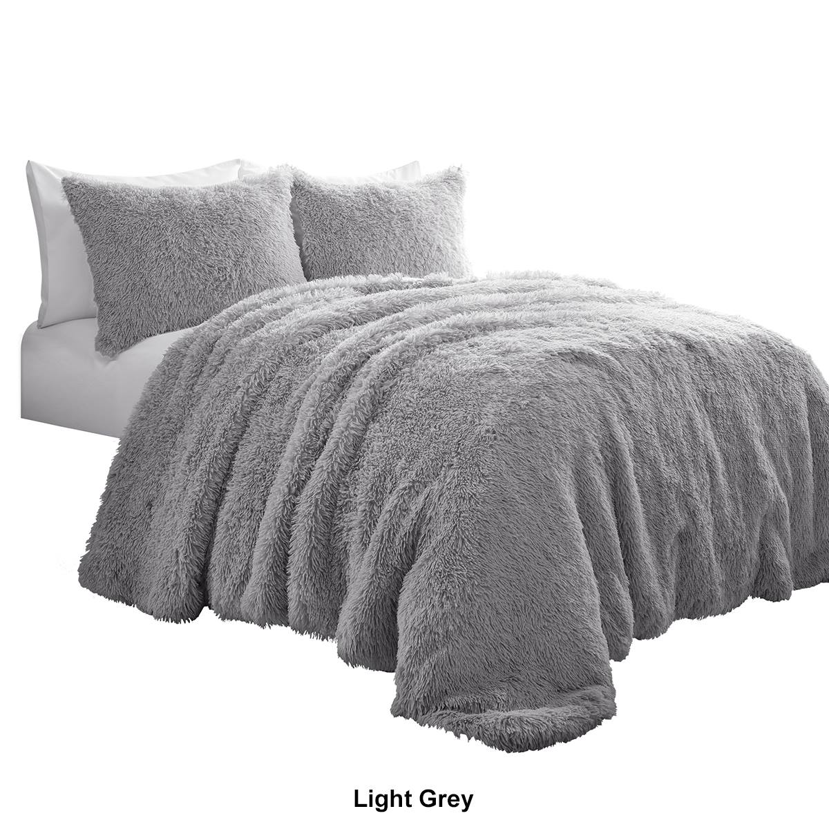 Lush Decor(R) Emma Faux Fur 120 TC Comforter Set