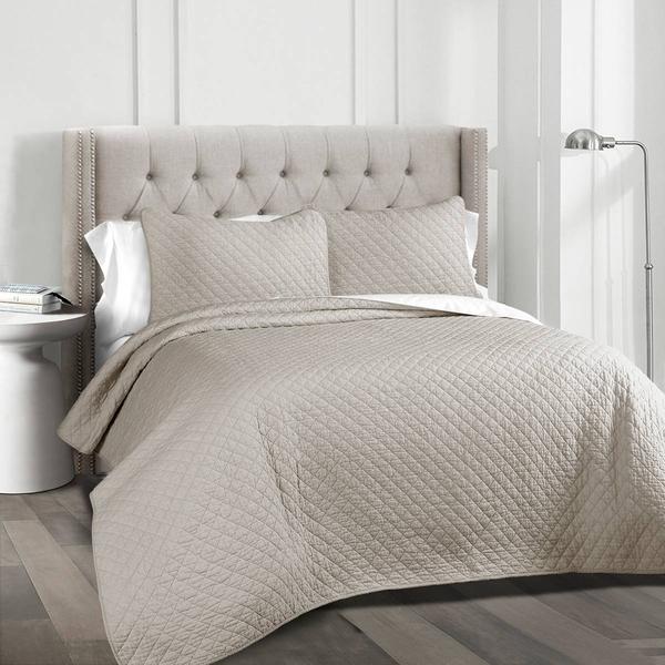 Ava Diamond Cotton Reversible 5pc. Quilt Set
