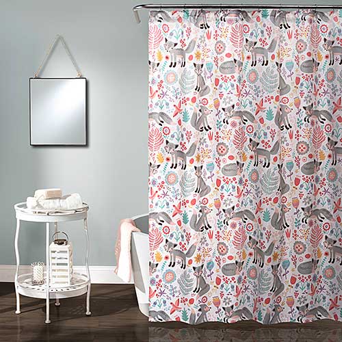 Lush Decor(R) Pixie Fox Shower Curtain