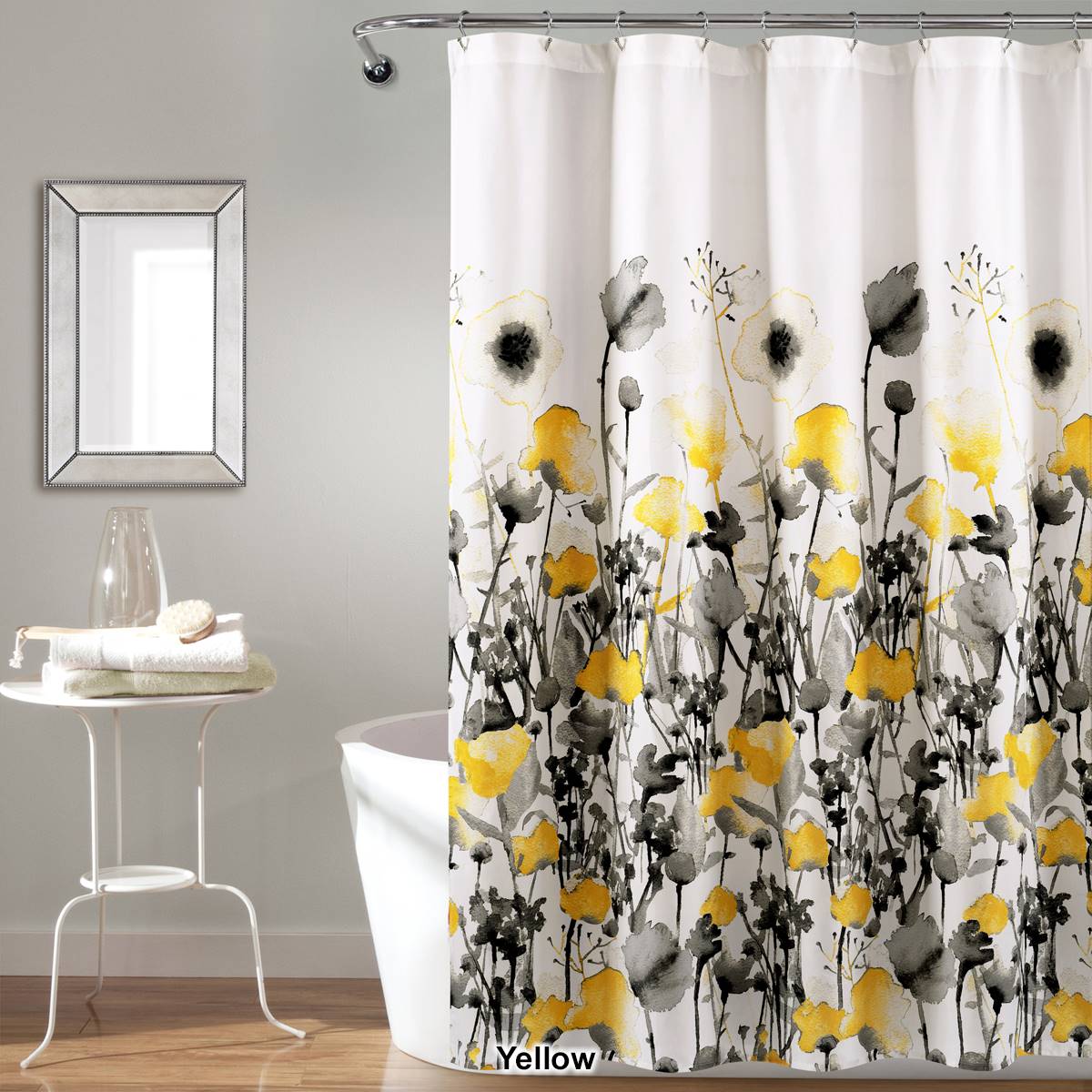 Lush Decor(R) Zuri Flora Shower Curtain