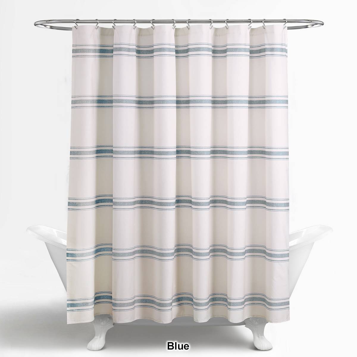 Lush Decor(R) Farmhouse Stripe Shower Curtain