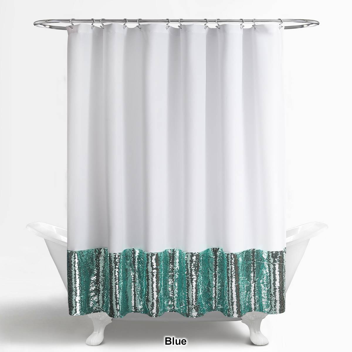 Lush Decor(R) Mermaid Sequins Shower Curtain