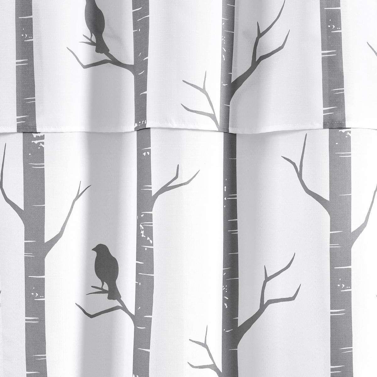 Lush Decor(R) Bird On The Tree Double Swag 16pc. Shower Curtain Set