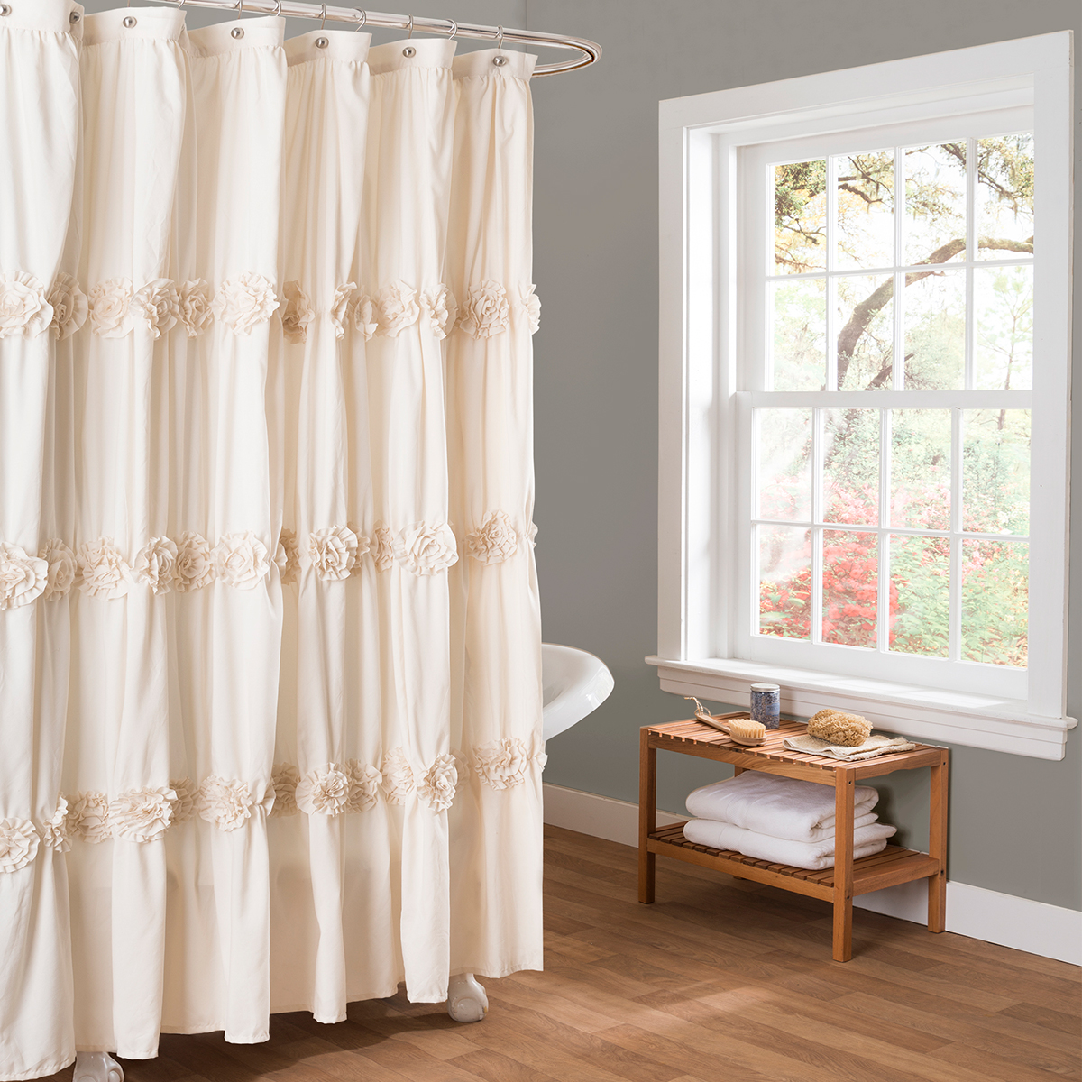 Lush Decor(R) Darla Shower Curtain
