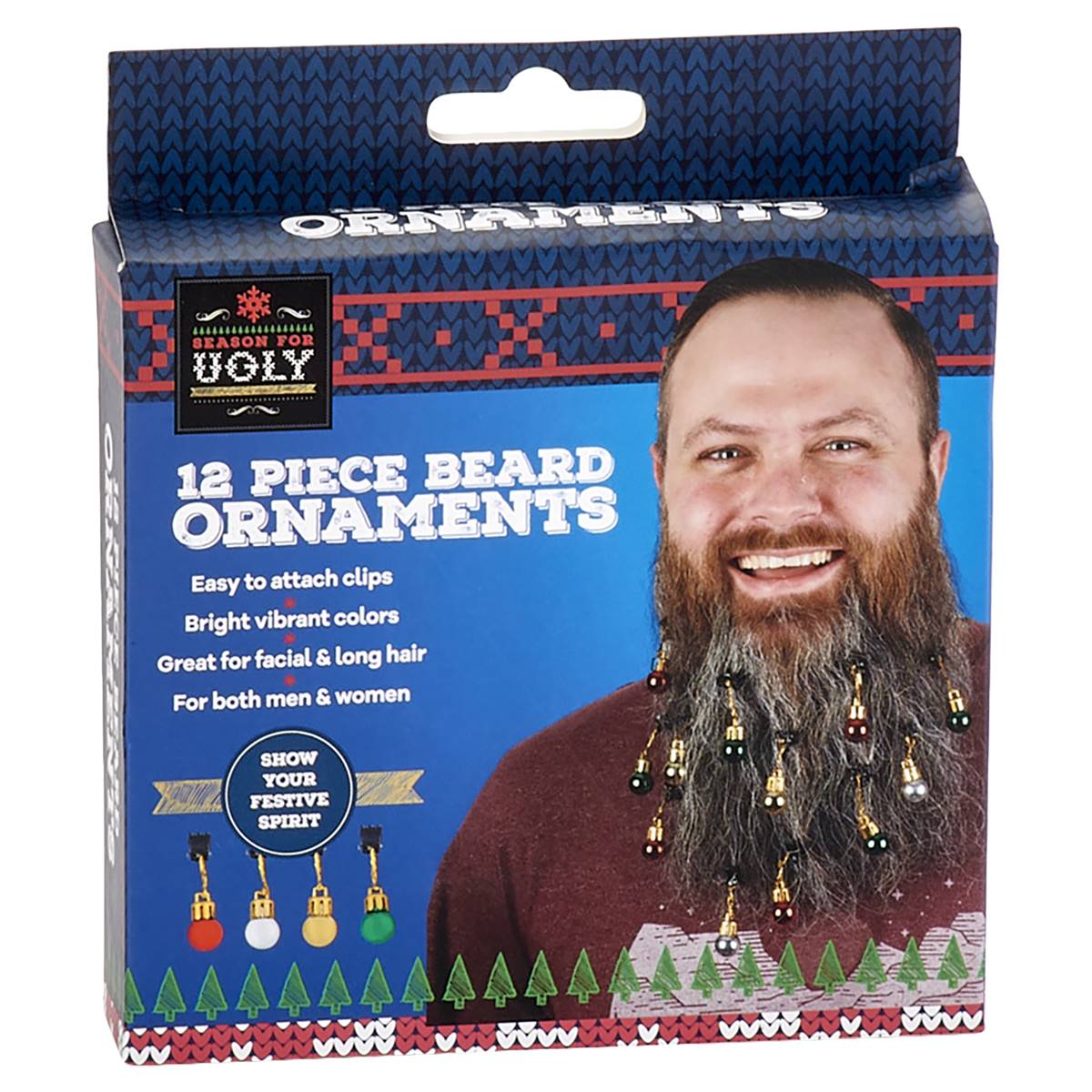 12pc. Beard Ornaments