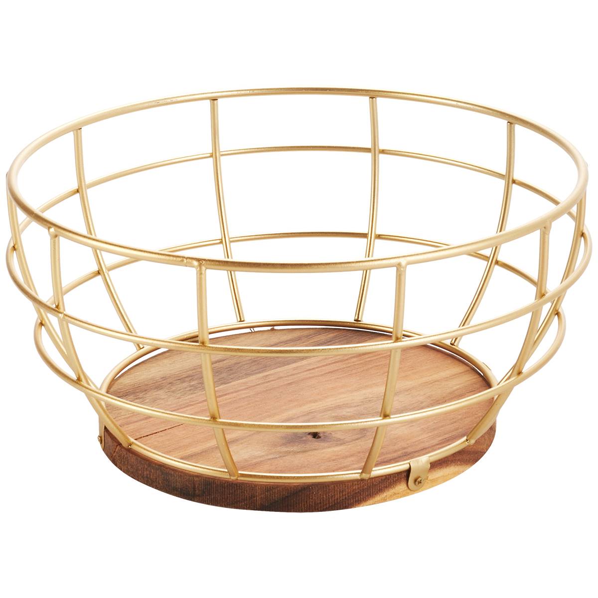 Bombay 10in. Wire Acacia Fruit Basket