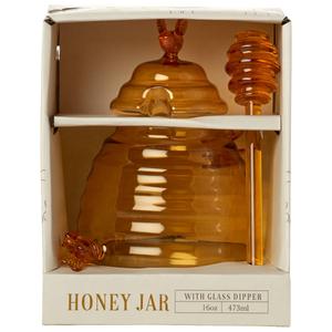 Gourmet Kitchen 16oz. Honey Jar with Dipper