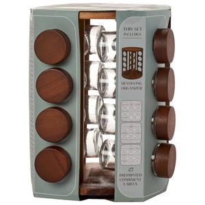Gourmet Kitchen 16pc. Spice Spinner Rack