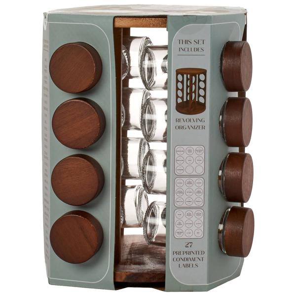 Gourmet Kitchen 16pc. Spice Spinner Rack