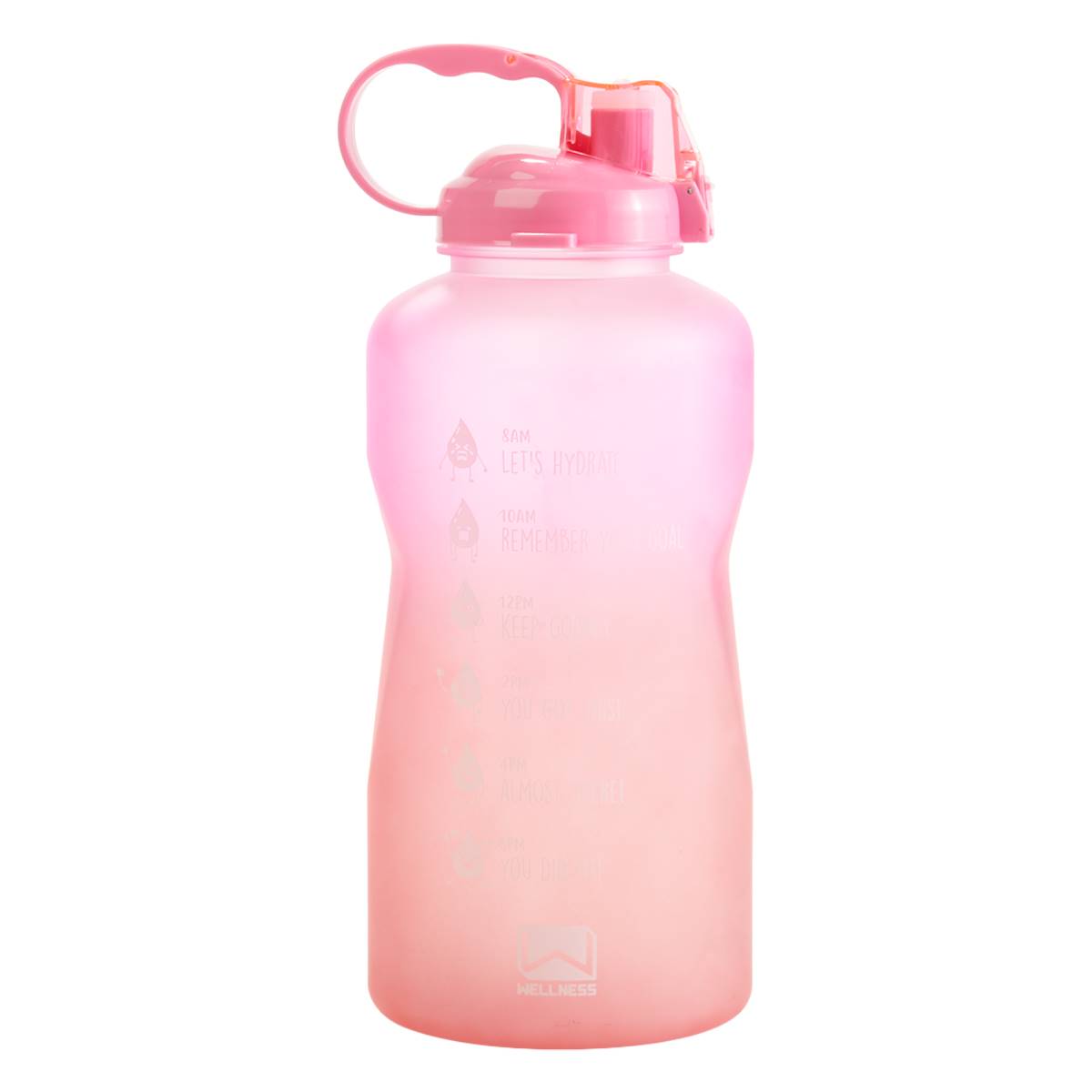 Wellness 1-Gallon Sports Bottle - Rosebloom