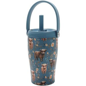 Wellness 14oz. Ethos w/ Lid Highland Flowers Travel Cup