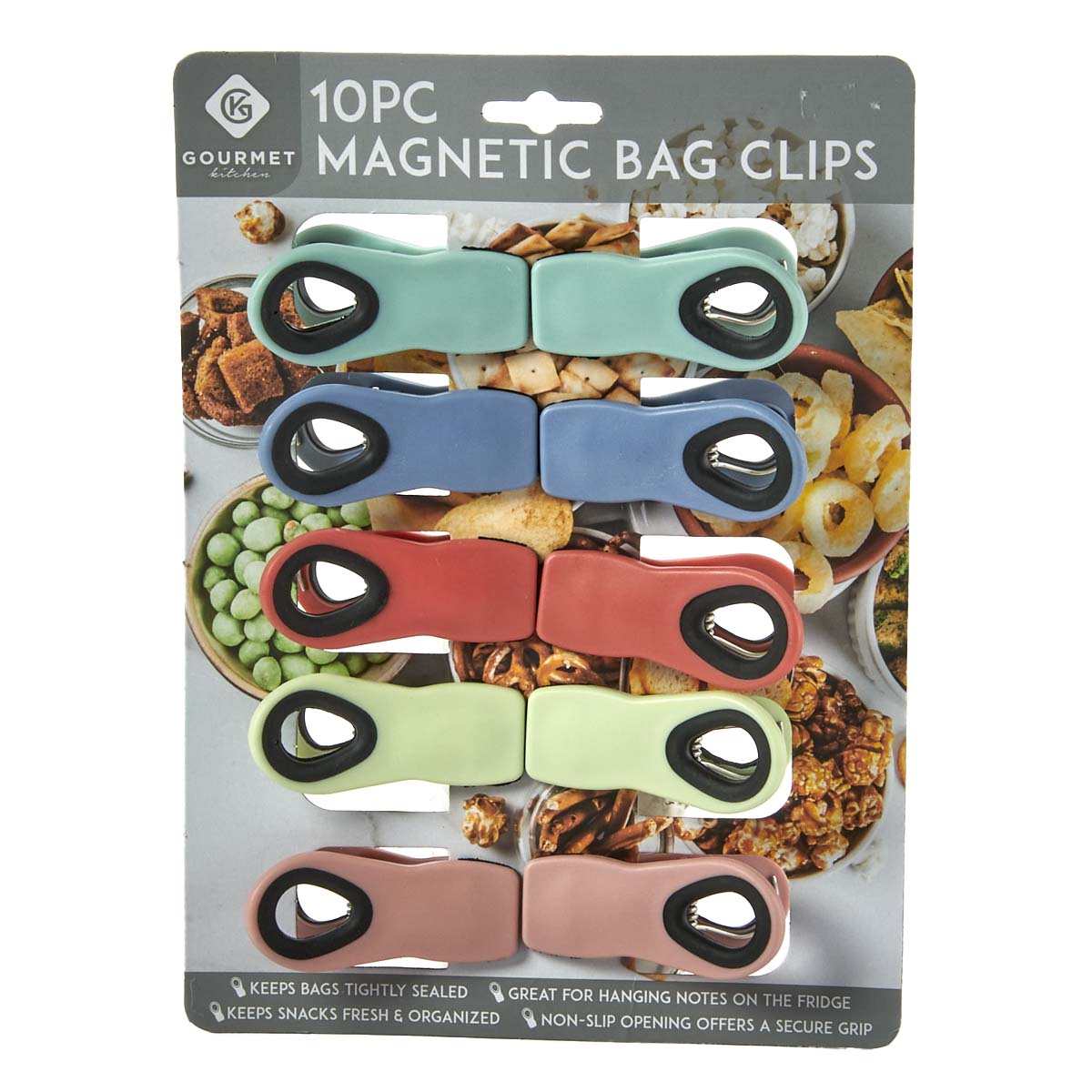 Gourmet Kitchen 10pc. Surf Spray Magnetic Bag Clips