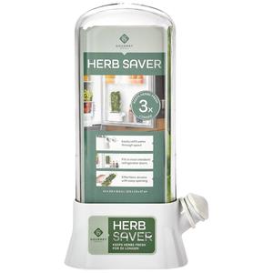 Large White Herb Saver w/ Spout