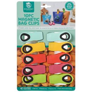 Gourmet Kitchen 10pc. Magnetic Bag Clips - Fruitful