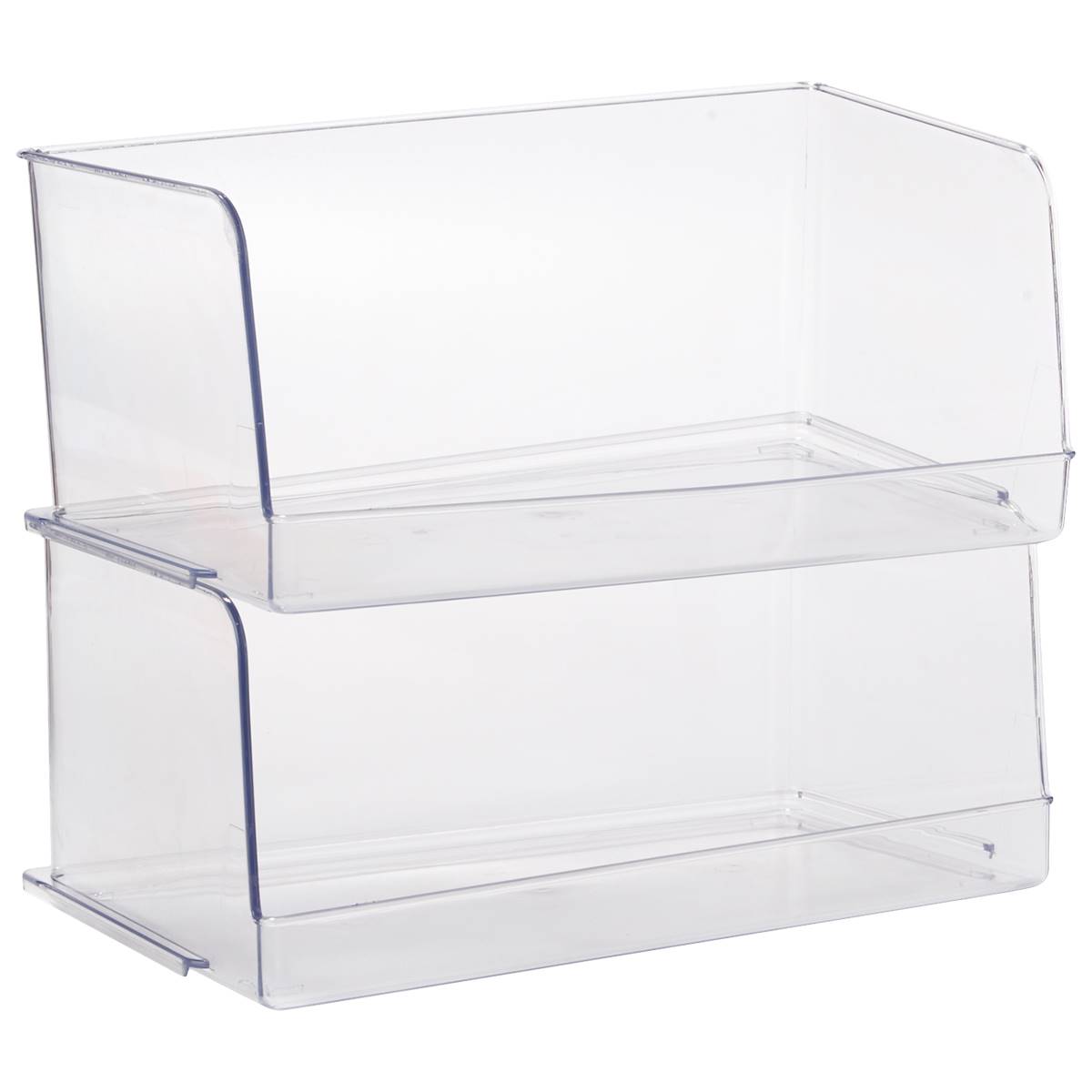 Large 2pc. Stackable Pantry Bin