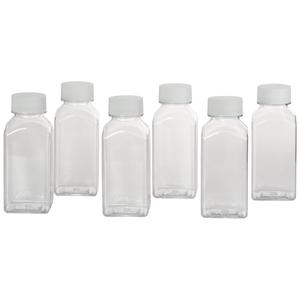 Gourmet Kitchen 8oz. Juice Bottle Set - Set of 6
