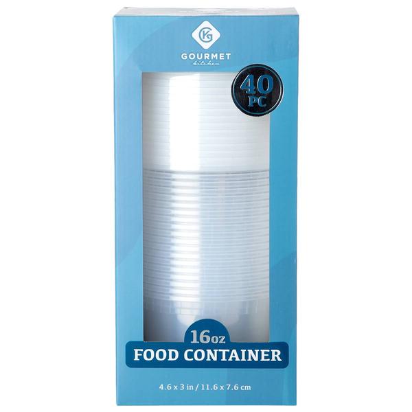 Round 40pc. Deli Container