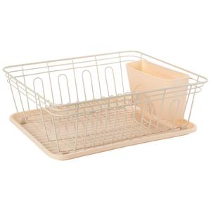 Gourmet Kitchen Metal Wire Dish Rack - White Swan