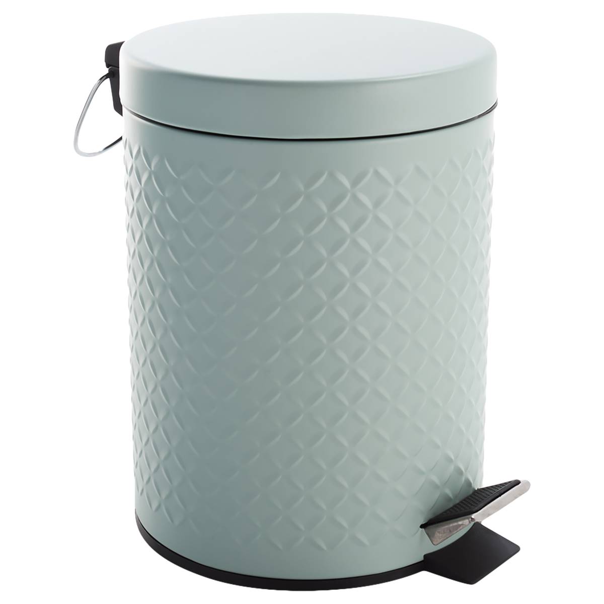 5-Liter Diamond Embossed Trash Can