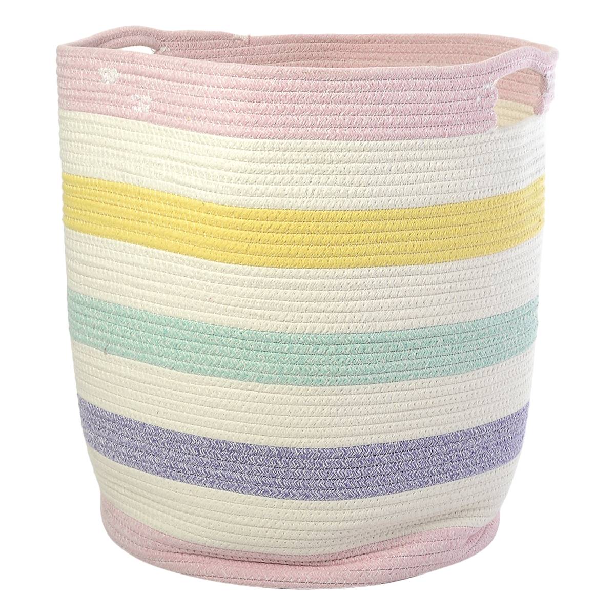 Jack & Linn Large Multi-Stripe Hamper