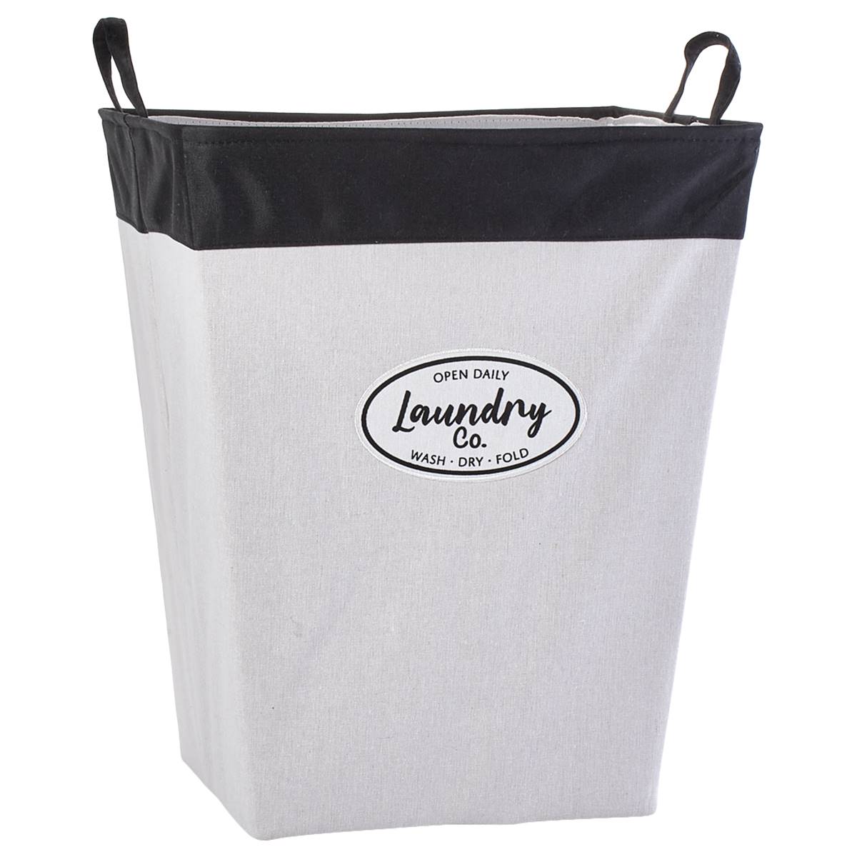 Open Daily Logo Large Laundry Hamper