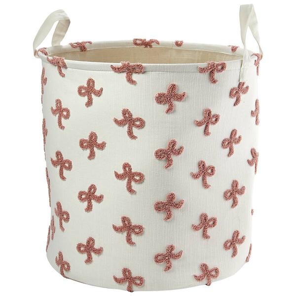 Heritage Chenille Patch Bows Round Basket alternate view